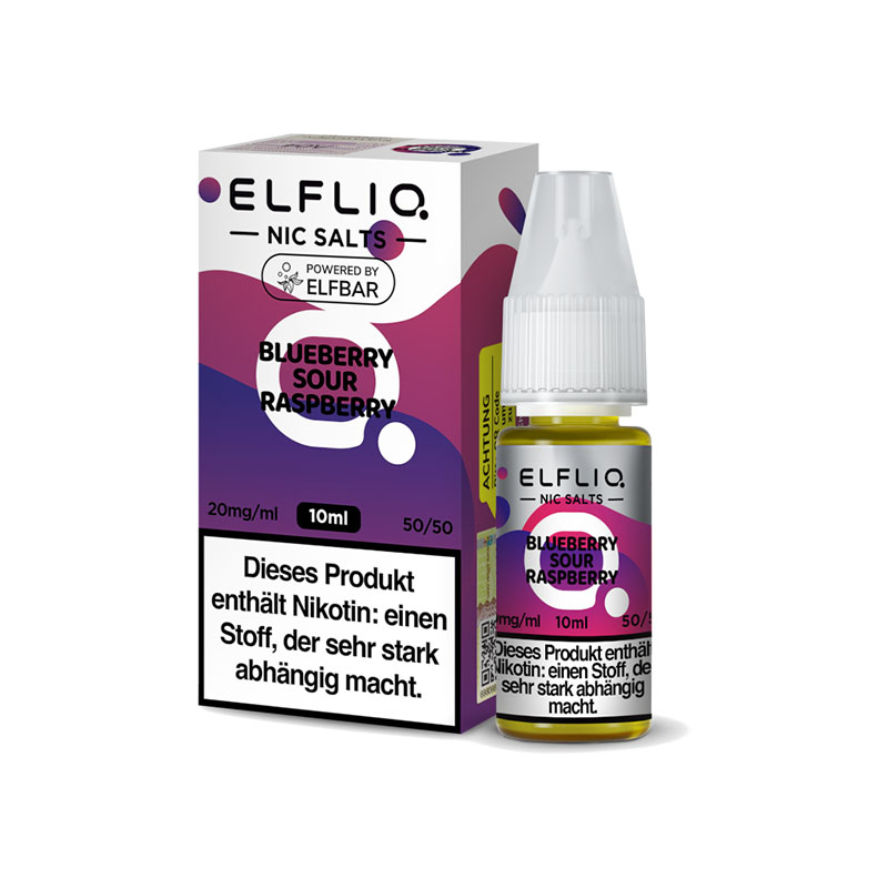 Elfbar Elfliq Blueberry Sour Raspberry 20mg Nikotinsalz
