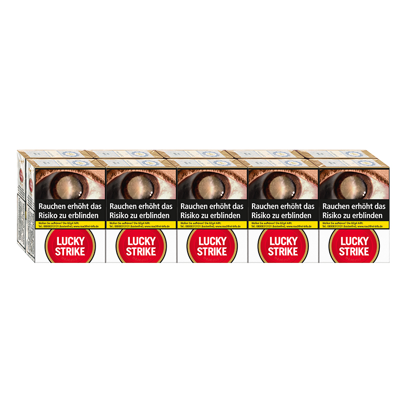 Lucky Strike Red OP ohne Filter Zigaretten Stange