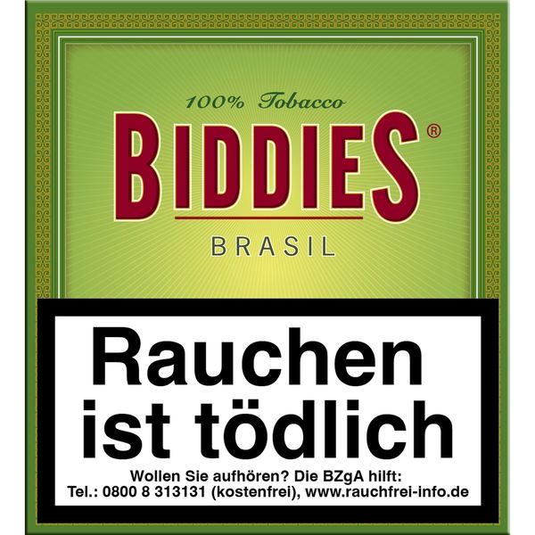 Biddies Brasil Zigarillos Schachtel
