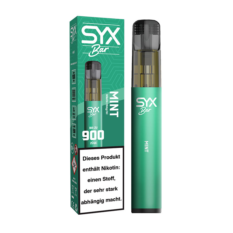 Syx Bar Mint 20mg Einweg E-Zigarette