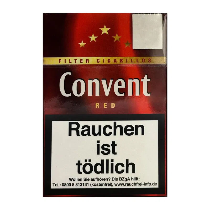 Convent Red Eco Zigarillos Schachtel