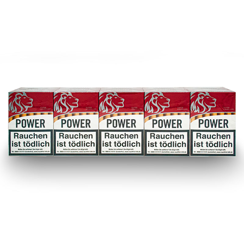 Power Red Filter Zigarillos Stange