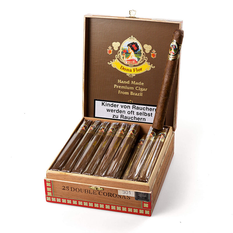 Dona Flor MF Double Corona Zigarren Kiste offen