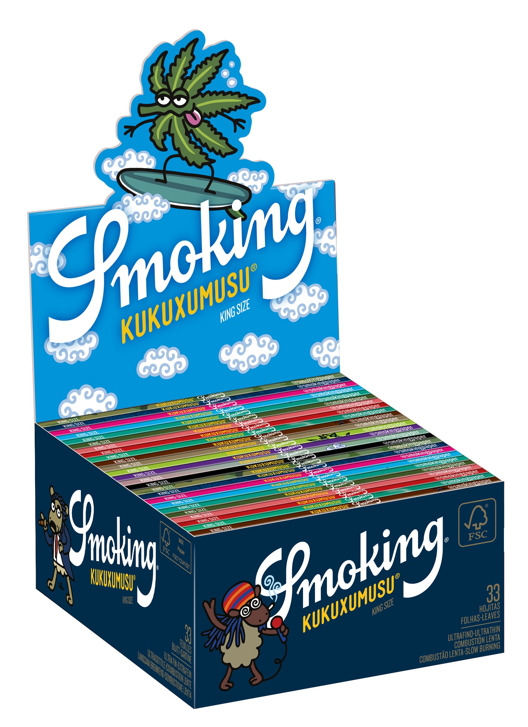 Smoking Kukuxumusu Zigarettenpapier Gebinde