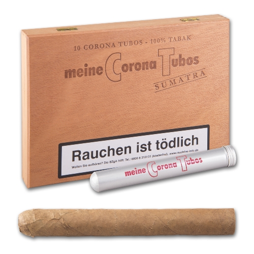 Meine Corona Tubos Sumatra Zigarren Kiste
