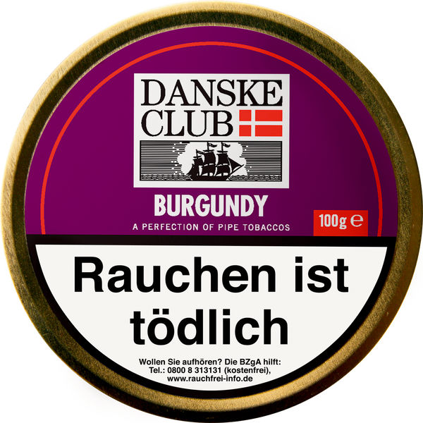 Danske Club Burgundy Pfeifentabak Dose