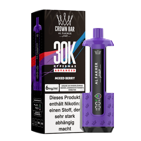 Al Fakher Hypermax Mixed Berry 6mg E-Zigarette