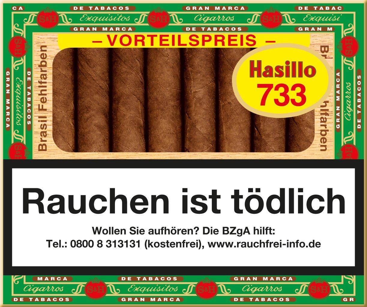 Dannemann Hasillo 733 Brasil Zigarillos 50er Kiste