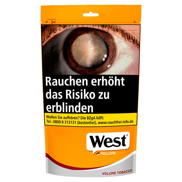West Volumentabak Yellow XL Tüte