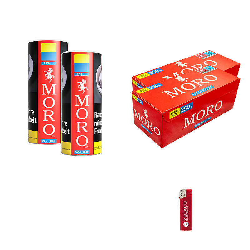 Moro Volumentabak Red L Dose Aktion Small Extra Hülsen