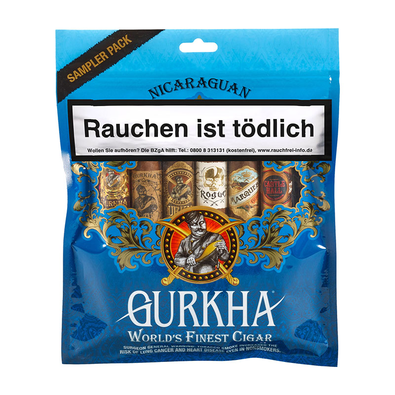 Gurkha Nicaragua Blue Toro Zigarren Sampler