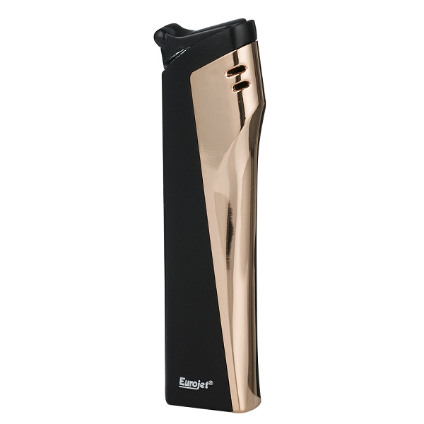 EuroJet Schwarz/Gold Piezo Feuerzeug