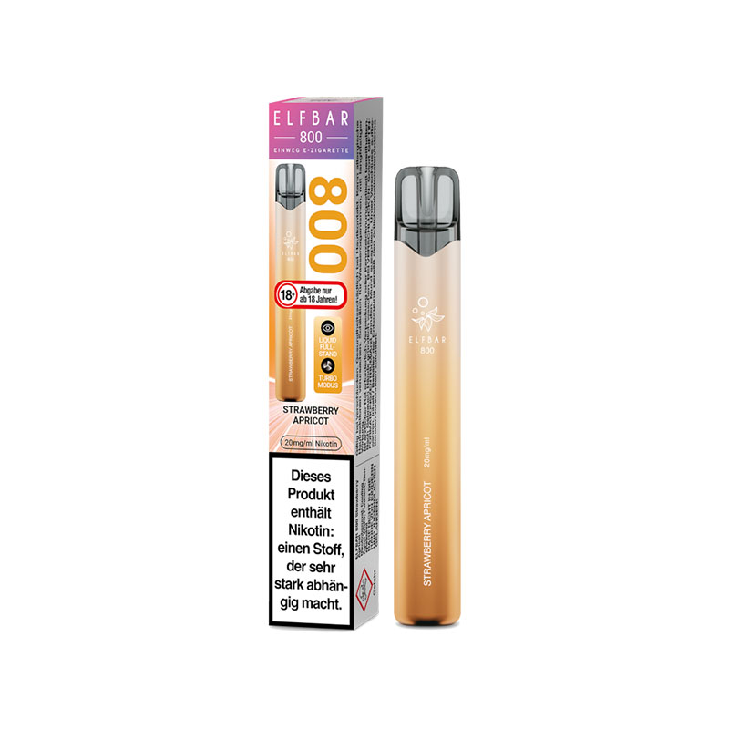 Elfbar 800 Strawberry Apricot 20mg Einweg E-Zigarette