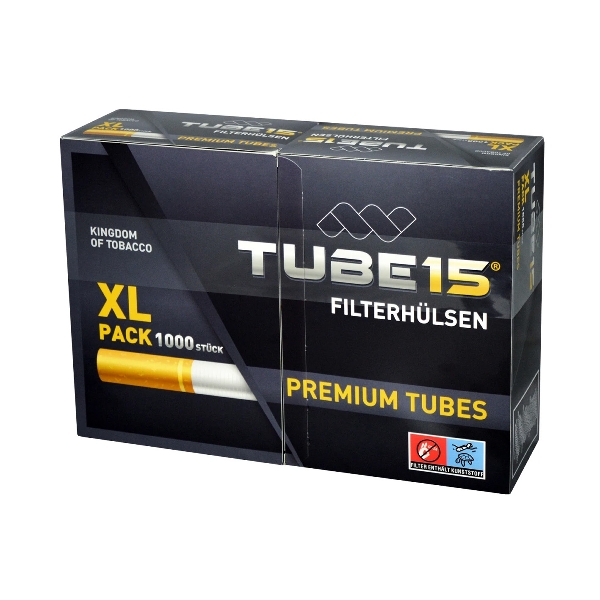 Tube15 Filterhülsen 1000er XL Pack