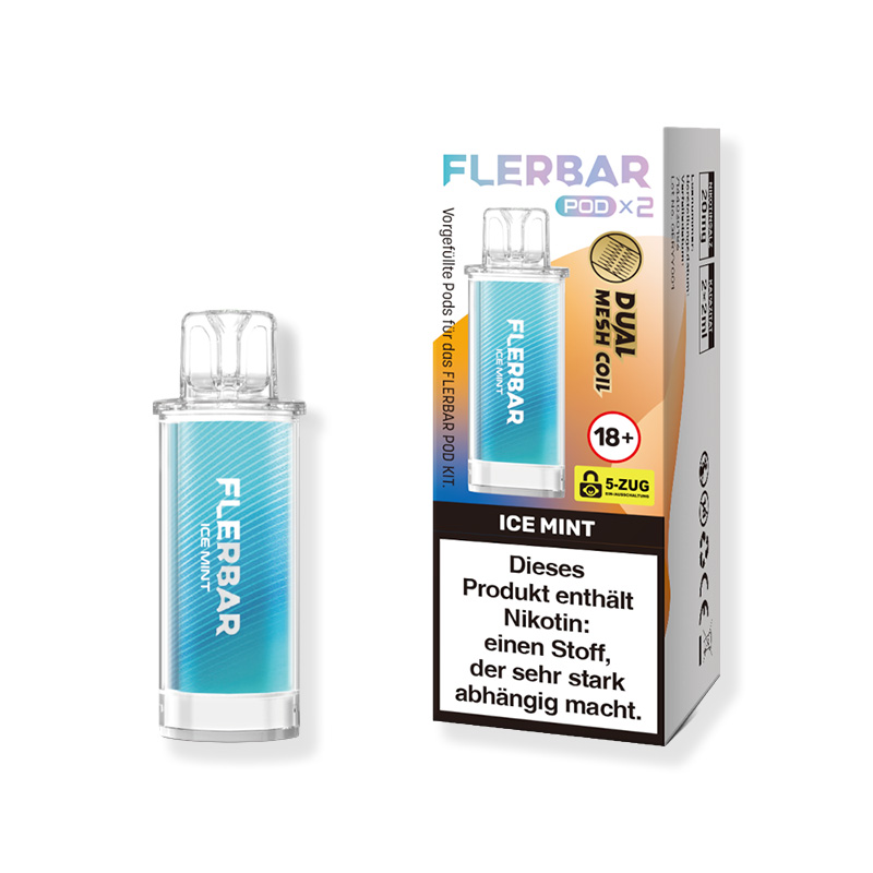 Flerbar Ice Mint 20mg Prefilled Pods