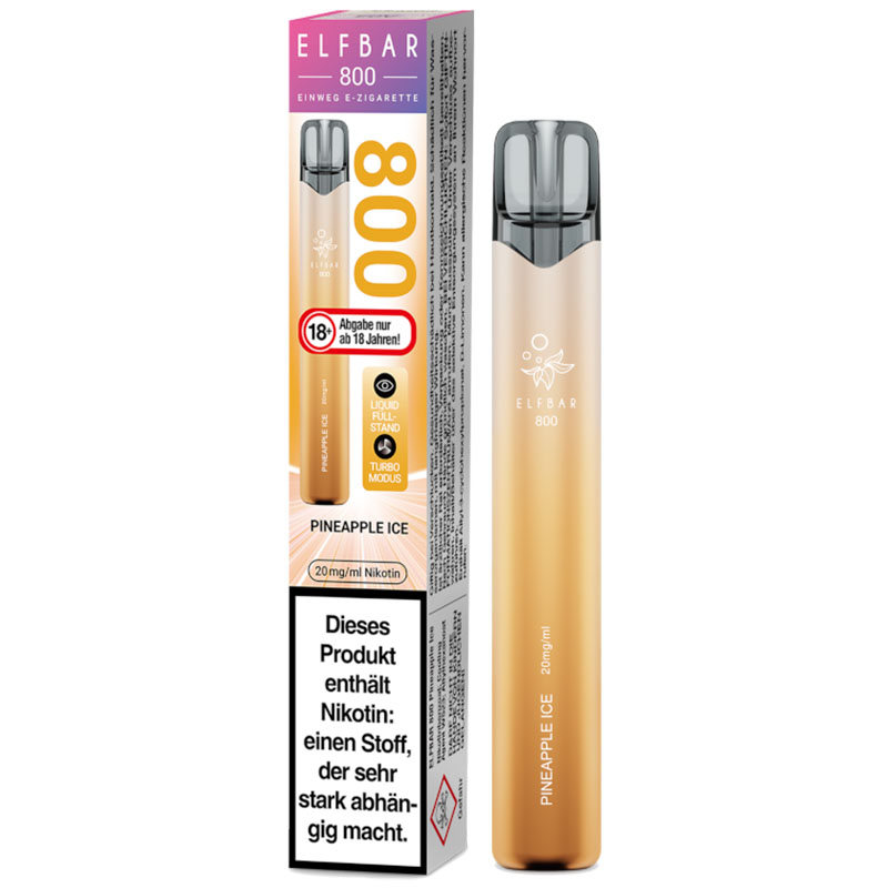 Elfbar 800 Pineapple Ice 20mg Einweg E-Zigarette