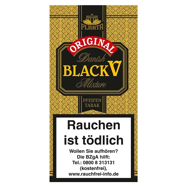 Danish Black V Pfeifentabak Pouch
