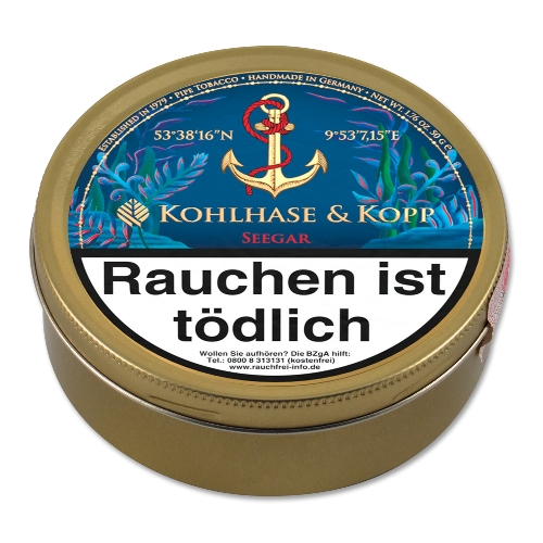 Kohlhase & Kopp Caribbean Blue Seegar Pfeifentabak Dose
