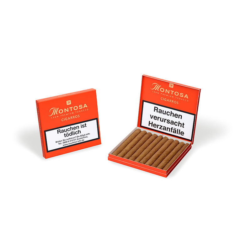 Montosa Cigarros Schachtel offen