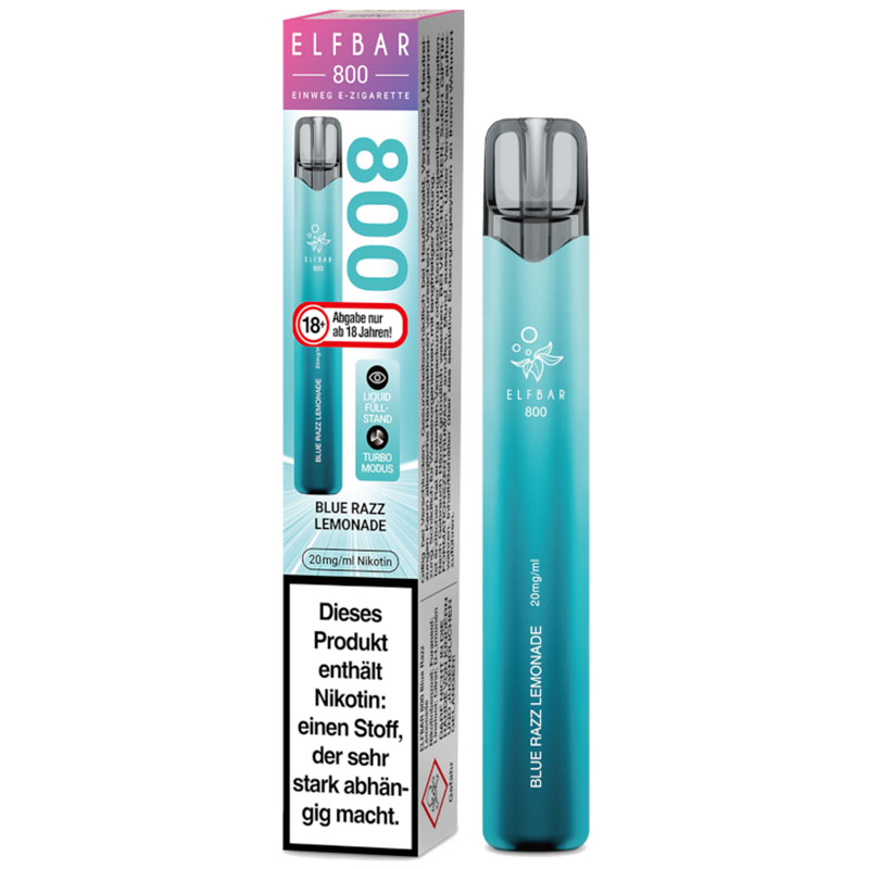 Elfbar 800 Blue Razz Lemonade 20mg Einweg E-Zigarette