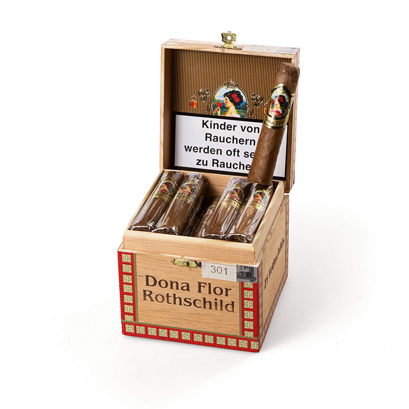 Dona Flor MF Rothschild Zigarren Kiste offen