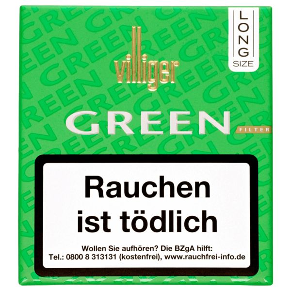 Villiger Green Long Filter Zigarillos Gebinde