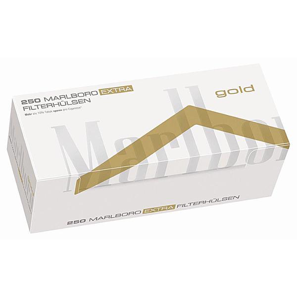 Marlboro Extra Gold Filterhülsen Packung