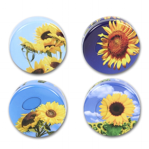 Atomic Sunflower Design Taschenascher