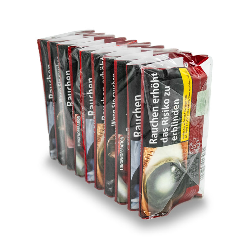 Power Red American Blend Tabak Pouch Gebinde