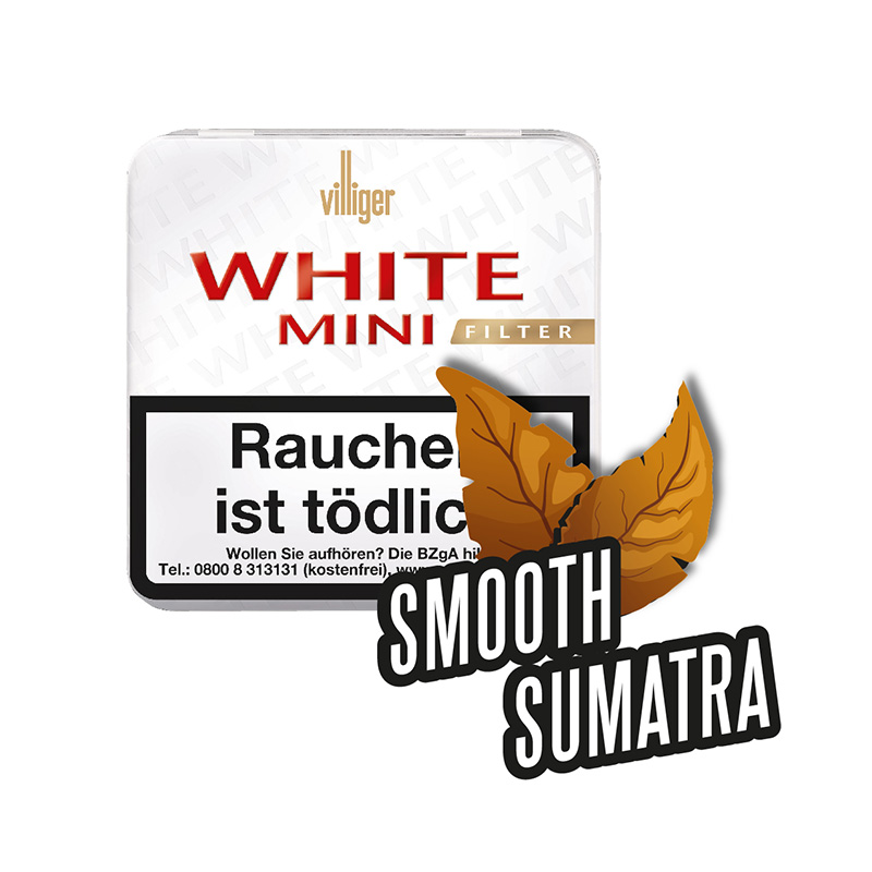 Villiger White Mini Smooth Sumatra Filter Gebinde