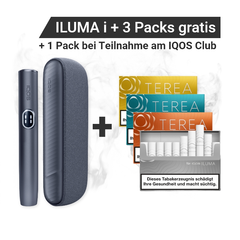 IQOS ILUMA i Midnight Black + Gratis TEREA Packs