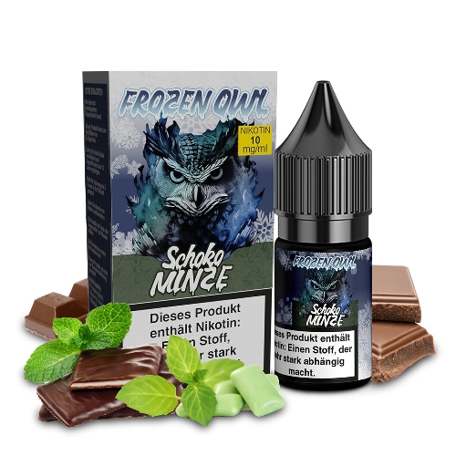 Frozen Owl Schoko Minze 10mg Nikotinsalz Liquid