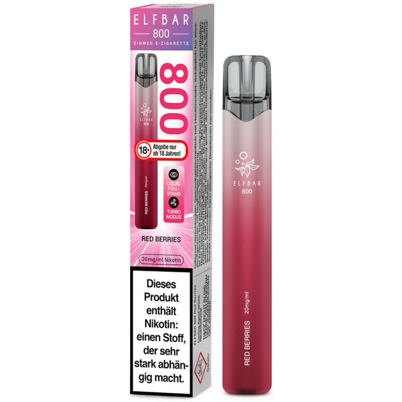 Elfbar 800 Red Berries 20mg Einweg E-Zigarette