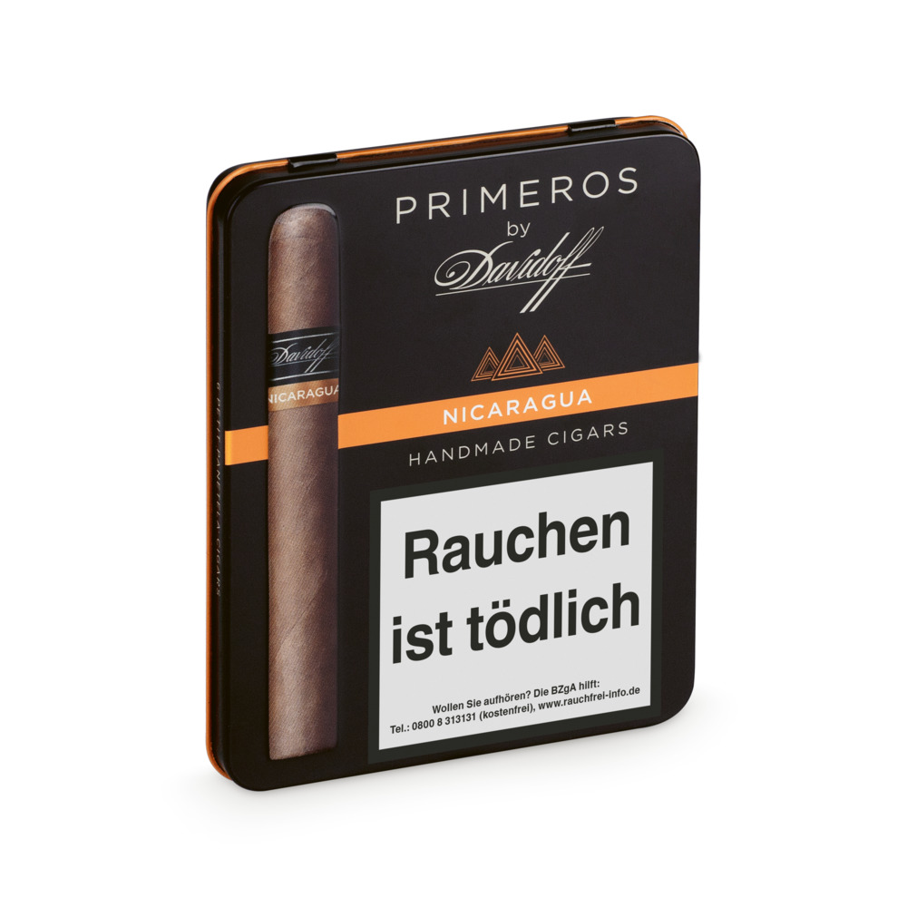 Primeros by Davidoff Nicaragua Zigarren 6er Blechschachtel