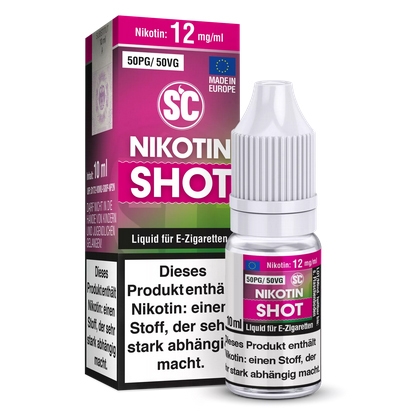 E-Liquid Nokotinshot SC PG50 / VG50 12 mg