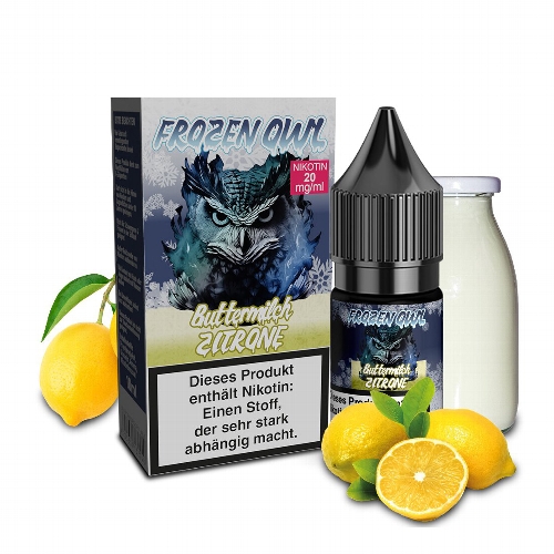 Frozen Owl Buttermilch Zitrone 20mg Nikotinsalz Liquid
