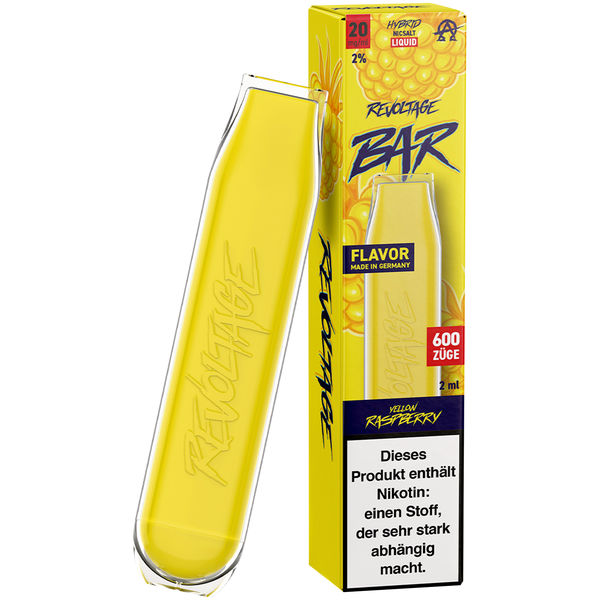 Revoltage Bar Einweg E-Zigarette Yellow Raspberry 20mg