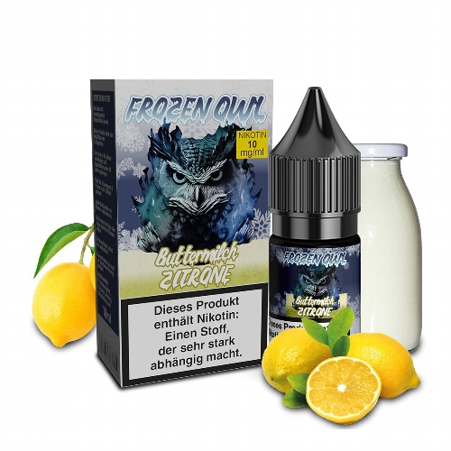 Frozen Owl Buttermilch Zitrone 10mg Nikotinsalz Liquid