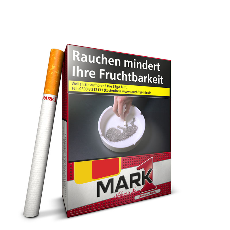 Mark Adams No. 1 Red Big Pack Zigaretten Schachtel