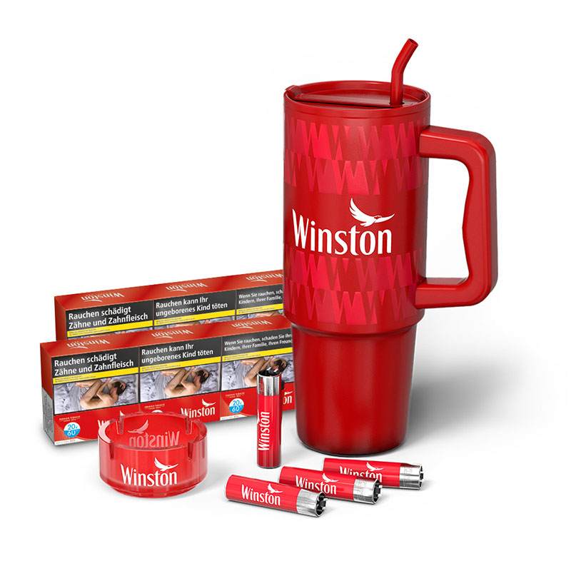 Winston Red 6XL Trinkbecher Aktion