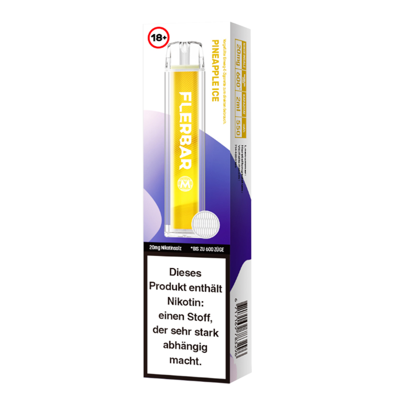 Flerbar Pineapple Ice 20mg Einweg E-Zigarette