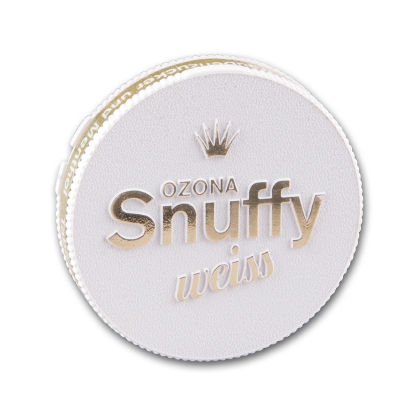 Ozona Snuffy weiss Schnupftabak Dose