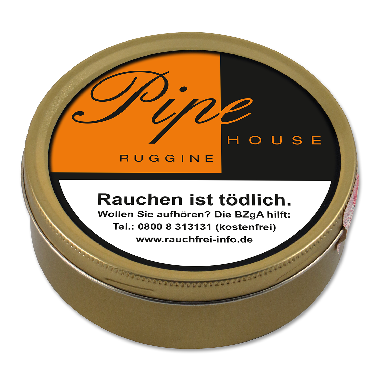 Pipe House Ruggine Pfeifentabak Dose