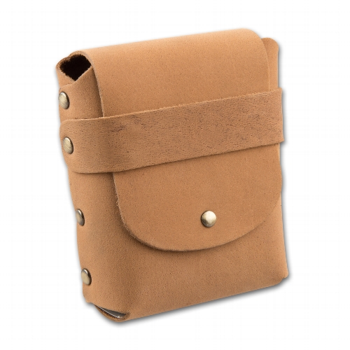 Zigarettenetui Leder 25er Big Pack hellbraun mit Gürtelschlaufe