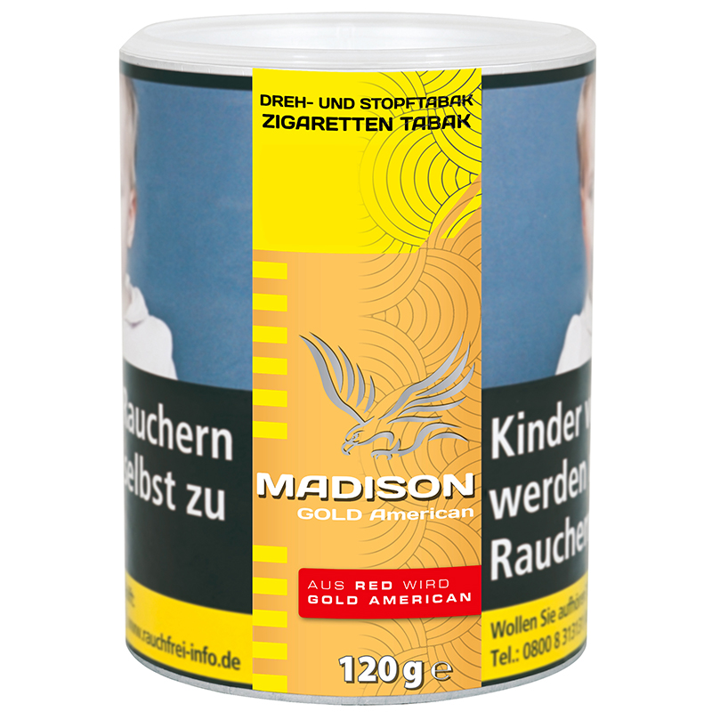 Madison Gold Feinschnitt Dose