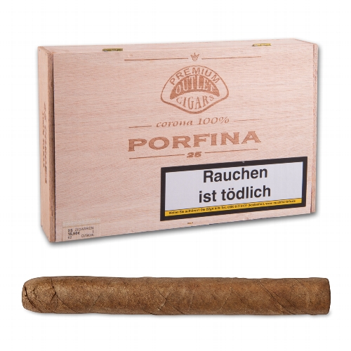 Porfina Corona Sumatra Zigarren 25er Kiste