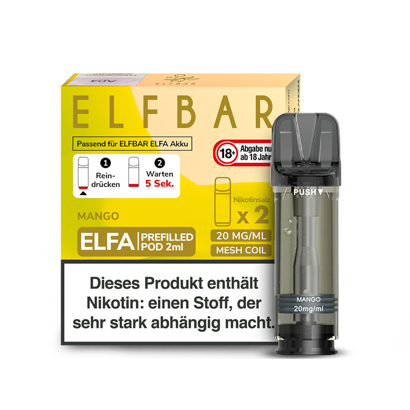 Elfbar Elfa Pods Mango - 20mg Nikotin