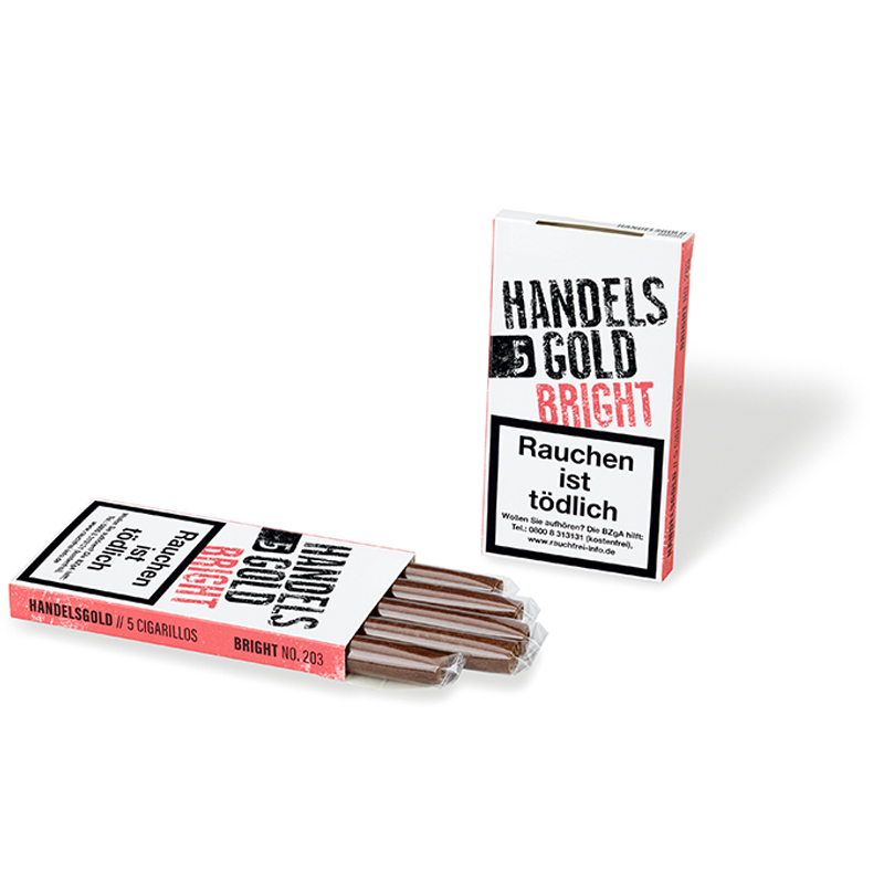 Handelsgold Bright Zigarillos Schachtel