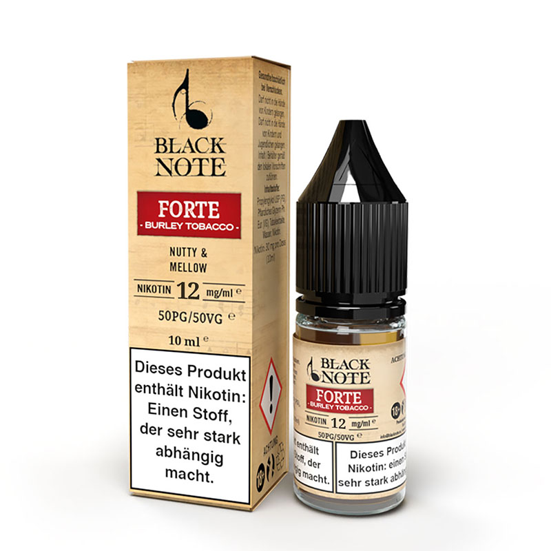 Black Note Forte V2 12mg Liquid Flasche
