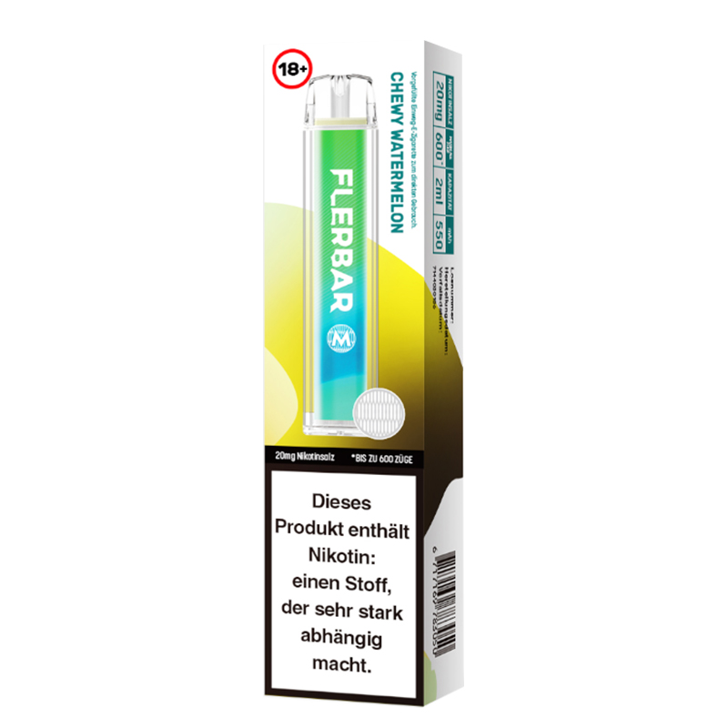 Flerbar Chewy Watermelon 20mg Einweg E-Zigarette